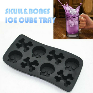Skull Cross Bones Silicone Mold Whiskey Mould Ice Cube Maker