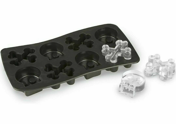 Skull Cross Bones Silicone Mold Whiskey Mould Ice Cube Maker