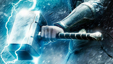 Load image into Gallery viewer, Thor Hammer Key Chain
