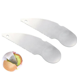Easy Cut Kiwi Peeler Fruit Stainless Steel Kitchen Tool