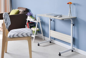Laptop Cart Mobile Table Movable Adjustable Notebook Computer Stand