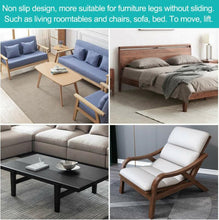 Load image into Gallery viewer, Silicone Chair Leg Feet Protection Square Pad Cover 8PCS
