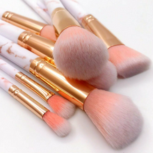 Load image into Gallery viewer, Marble Makeup Brushes Set 10Pcs
