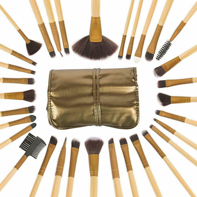 Makeup Brushes Set Foundation Blending Power Blush Eyeshadow