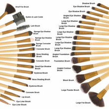 Load image into Gallery viewer, Makeup Brushes Set Foundation Blending Power Blush Eyeshadow

