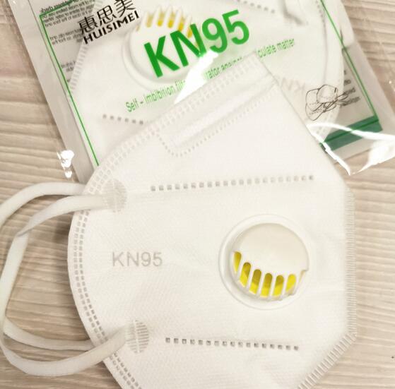 KN95 Respirator Valved Face Mask