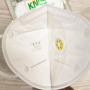 KN95 Respirator Valved Face Mask