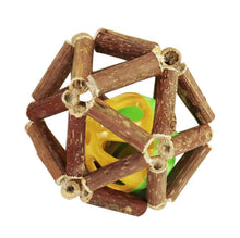 Load image into Gallery viewer, Cat Wood Sticks Ball Toy With Bell
