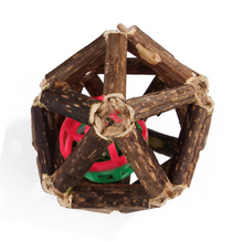 Load image into Gallery viewer, Cat Wood Sticks Ball Toy With Bell
