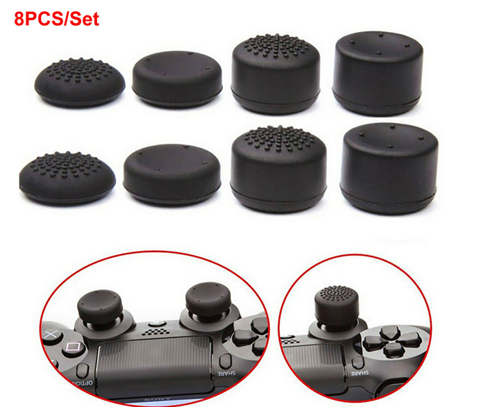 8PCS Thumb Stick Grip Cover Caps For PS4 PS5 Xbox Controller