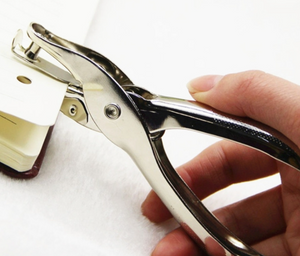 Hole Punch Metal Hand Held Paper Puncher 6mm