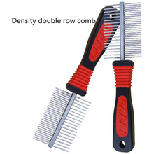 Load image into Gallery viewer, Pet Puppy Cat Metal Double Row Teeth Brush Grooming Hair Comb
