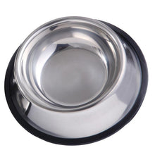 Load image into Gallery viewer, NEW Cat Dog Pet Bowl Non Slip Stainless Steel
