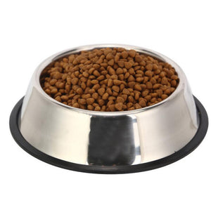 NEW Cat Dog Pet Bowl Non Slip Stainless Steel