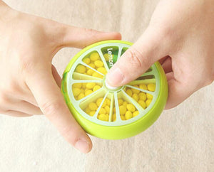 Pill Box Medicine Storage Organizer Fruit Case