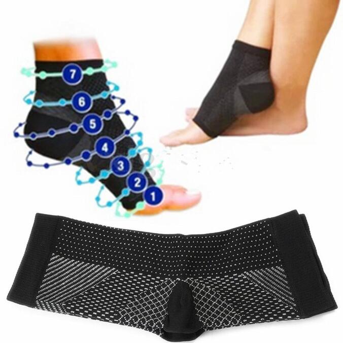 Foot Ankle Sleeve Anti Fatigue Compression Swelling Relief Socks