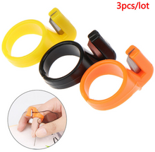 Load image into Gallery viewer, 3pcs Sewing Thimble Ring Blade Finger Thimble Thread Cutter Crafts
