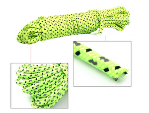 Reflective Nylon Line Cord Tent Rope Umbrella Paracord Rescue Ropes 20m