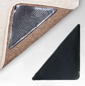 4Pcs Soft Anti Slip Rug Carpet Grippers Reusable Mat Grips