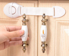 Load image into Gallery viewer, Baby Kid Safety Lock Drawer Door Belt Lock 2PCS
