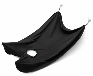 Men Facial Hair Beard Trimmings Catcher Whiskers Bib Shaving Apron Cape Cloth