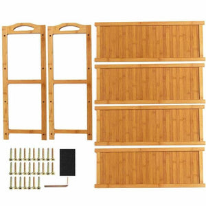 Bamboo Shoe Rack 4 Tier