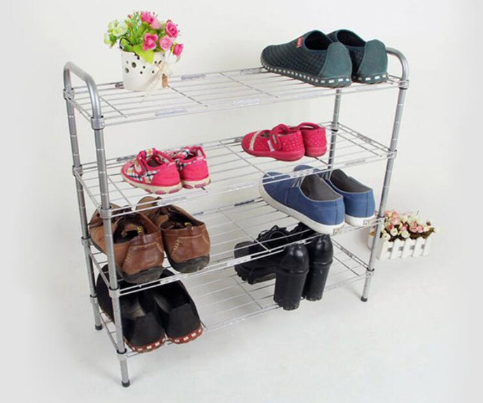 Carbon Steel Storage Stackable Shoes Cabinet Rack Shelf