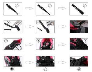 No Tie Replacement Shoelaces Black