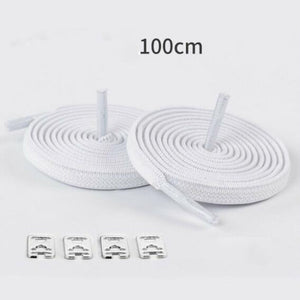 1 pair No Tie Lazy Shoelaces Women Men Sneaker Shoe Laces