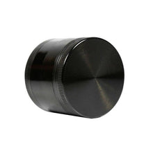 Load image into Gallery viewer, Tobacco Herb Spice Grinder 4 Layers Metal Aluminum Portable Black Smoke Crusher
