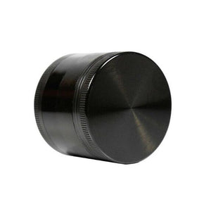 Tobacco Herb Spice Grinder 4 Layers Metal Aluminum Portable Black Smoke Crusher
