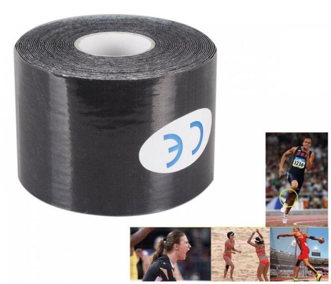 Muscles Health Care Pain Therapy Tape Gym Bandage Sports Tape Black