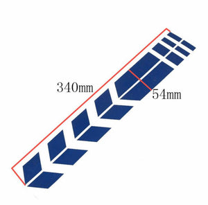 Car Motorcycle Reflective Sticker Wheel Car Decal On Fender Waterproof Decor DIY 5PCS