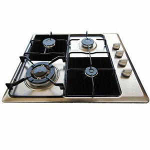 Kitchen Gas Stove Top Burner Reusable Protector Liner Cleaning Pad Cover 4PCS