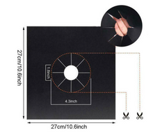 Load image into Gallery viewer, Kitchen Gas Stove Top Burner Reusable Protector Liner Cleaning Pad Cover 4PCS
