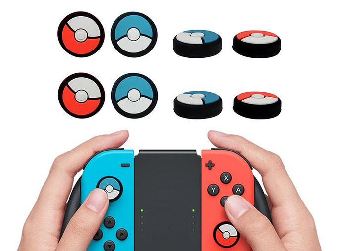 Nintendo Switch Thumb Grip Caps Soft Silicone Joystick Cover 8PCS