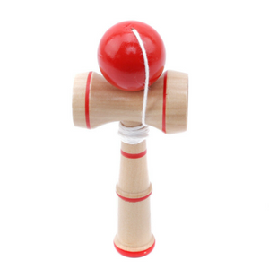 Ball and Cup Design Wooden Catch Skill Game Kids Hand-Eye Coordination Toy