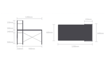 Load image into Gallery viewer, Computer Table Home Office Workstation Desk

