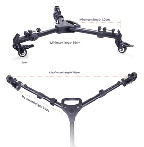 Camera Tripod Dolly Base Stand