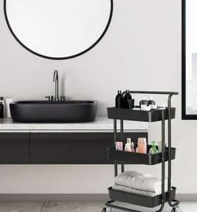 3 Tier Storage Trolley Cart Storage Rack Stand Holder