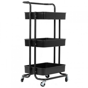 3 Tier Storage Trolley Cart Storage Rack Stand Holder