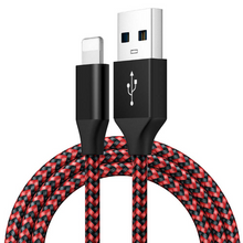 Load image into Gallery viewer, Braided Fast Charger Data Cable for iPhone 2M
