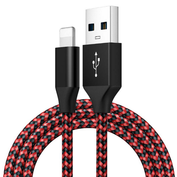 Braided Fast Charger Data Cable for iPhone 2M