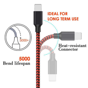 Braided Fast Charger Data Cable for iPhone 2M