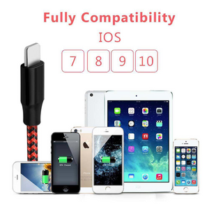 Braided Fast Charger Data Cable for iPhone 2M