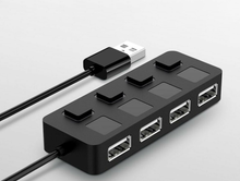 Load image into Gallery viewer, USB 2.0 Power Adapter Multi Splitter Expander 4 Ports Hub
