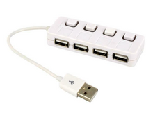 Load image into Gallery viewer, Power Adapter Multi Splitter Expander 4 Ports Hub USB 2.0

