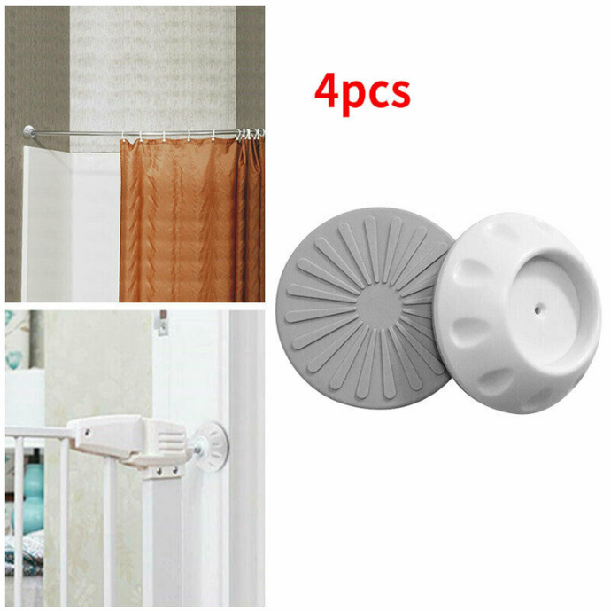 4pcs/set Gate Protector Safety Wall Guard Protectors Door For Baby Dogs Gates