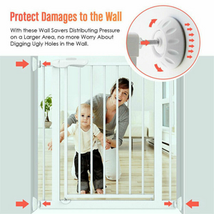4pcs/set Gate Protector Safety Wall Guard Protectors Door For Baby Dogs Gates
