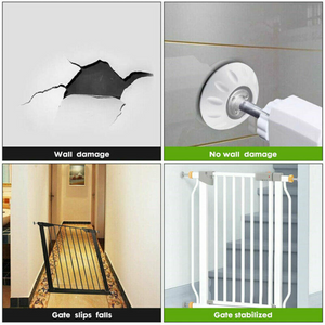 4pcs/set Gate Protector Safety Wall Guard Protectors Door For Baby Dogs Gates